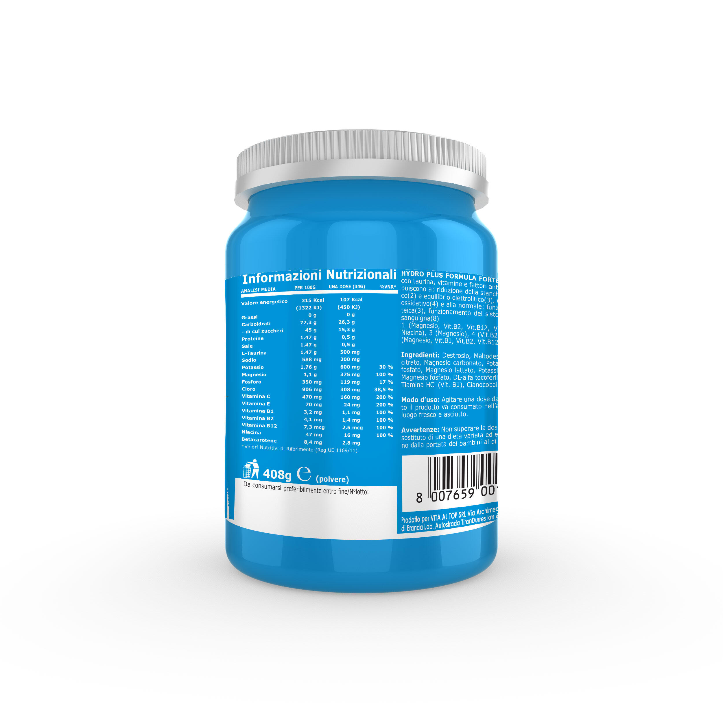 Integratore alimentare - HYDRO PLUS ARANCIA - 408g 4/7