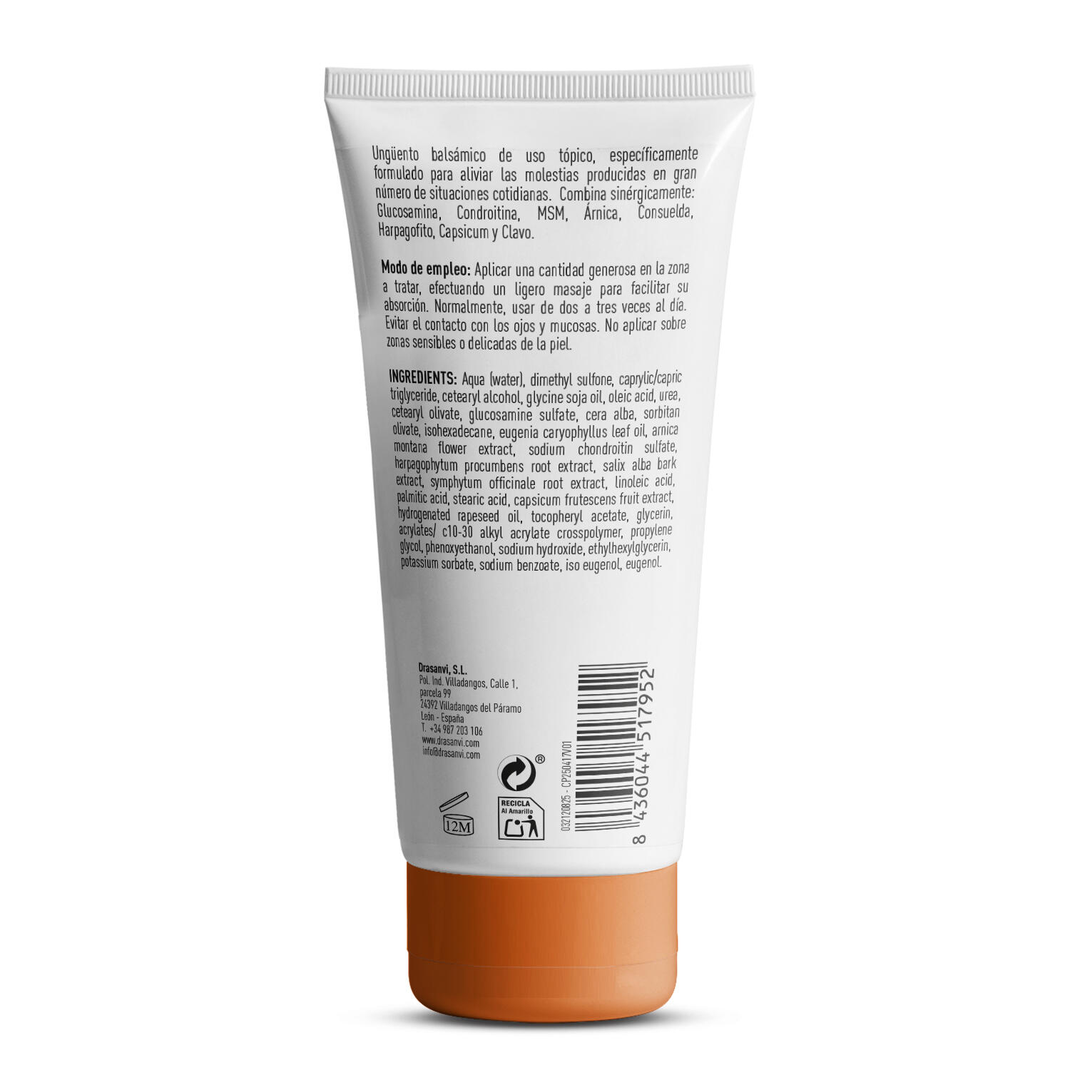 Oseogen Ünguento - Para el dolor articular - Uso tópico - 75ml - DRASANVI 4/6