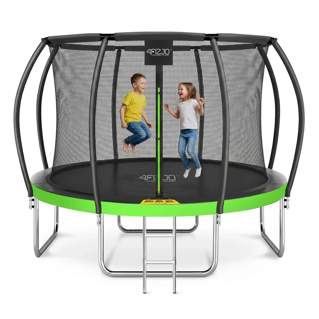 Градински батут PRO 4FIZJO 12FT, 374 см, 64 пружини, 150 кг