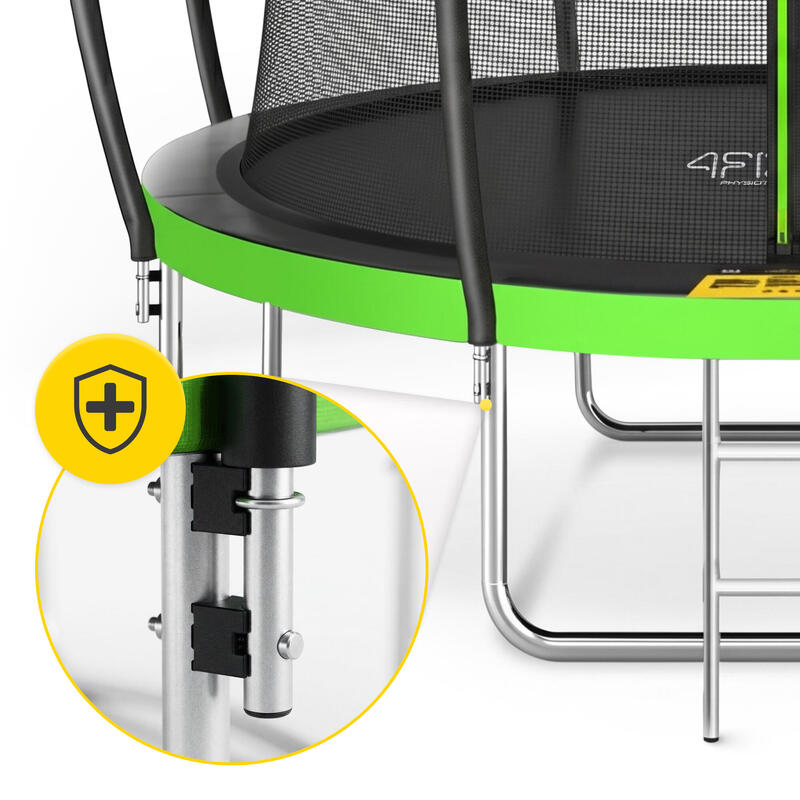 Trambulină de exterior pentru copii 4FIZJO PRO 374 cm 12FT