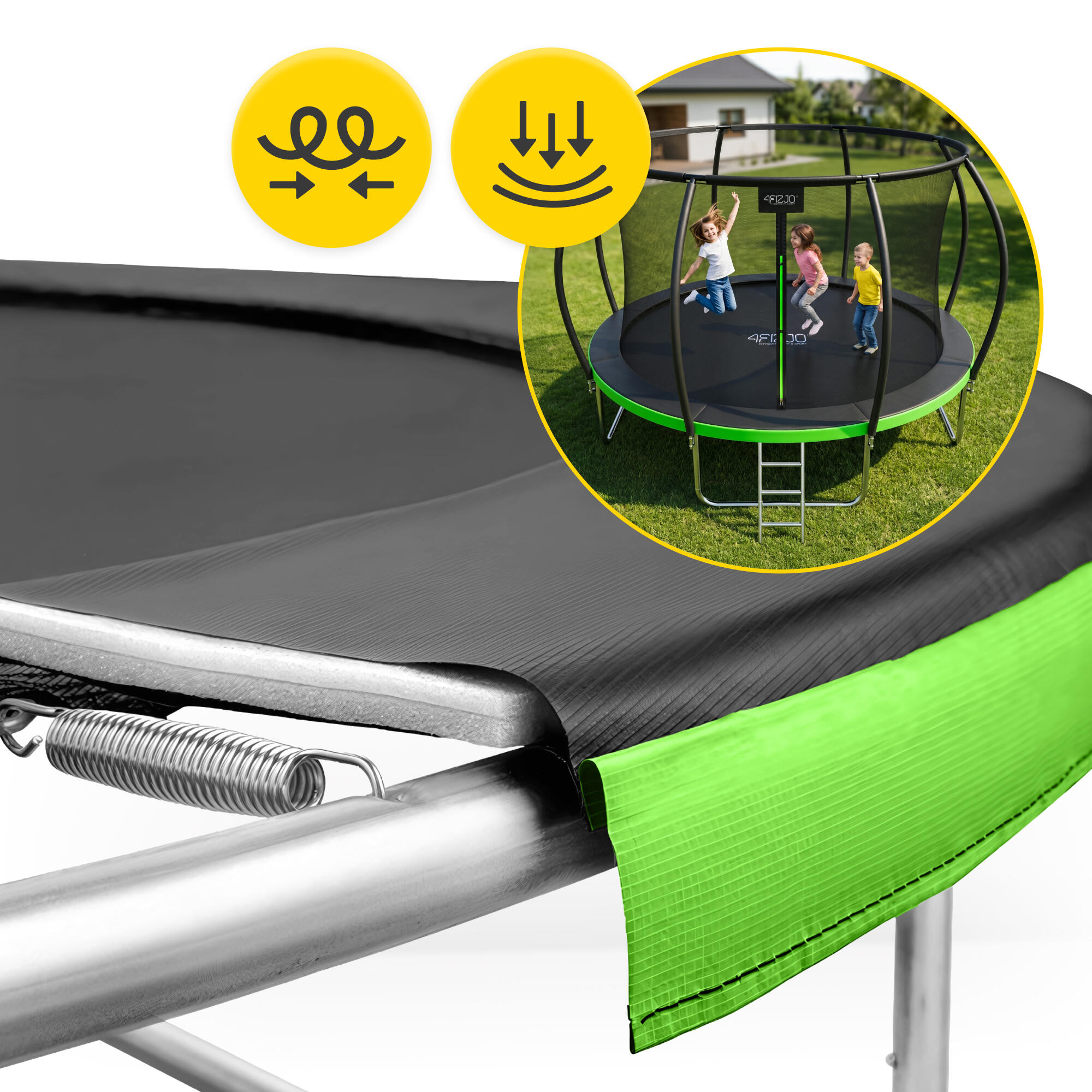 Zahradní tampolína pro děti 435 cm 14FT 4FIZJO 5/7