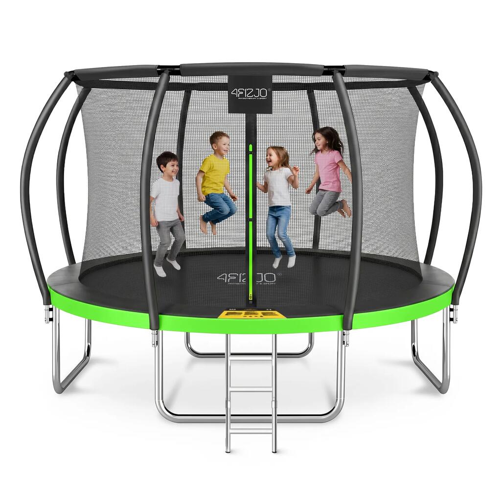 Градински батут PRO 4FIZJO 14FT, 435 см, 80 пружини, 160 кг