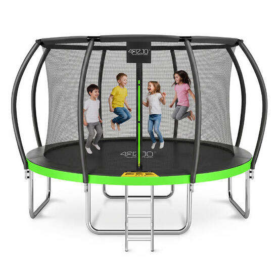 Trampoline ronde PRO 14FT 435 cm met veiligheidsnet extern, ladder