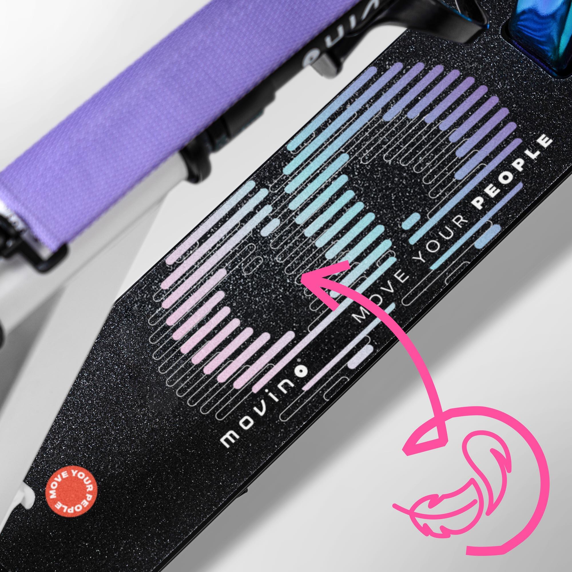 Trotinete urbana Movino Infinity - crianças, adolescentes e adultos Rainbow-990 6/8