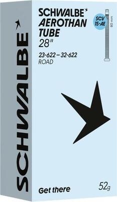 Lichtgewicht binnenband schwalbe aerothan road met schwalbe clik-ventiel scv15ae