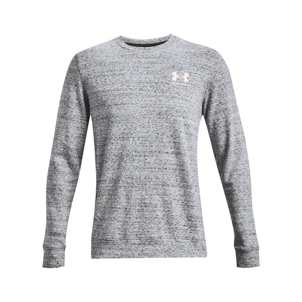 Bluza Męska Under Armour Sportowa Bez Kaptura Rival Terry Lc Crew 3/5