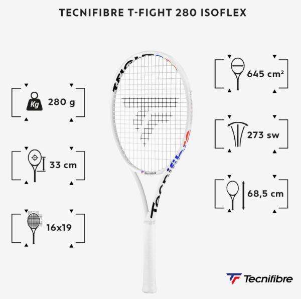 Tennisracket Tecnifibre T-Fight Isoflex 280 6/6