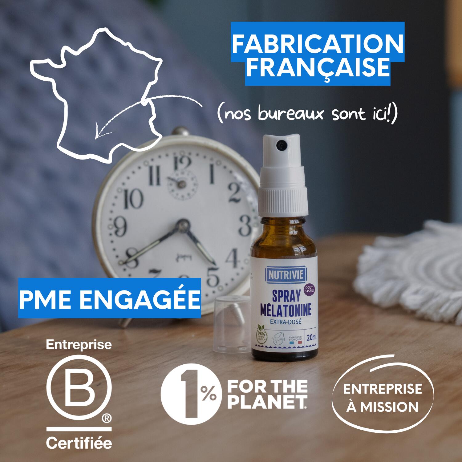 Spray Mélatonine Sommeil Récupération Sportive – Endormissement Rapide 1,9mg 5/5