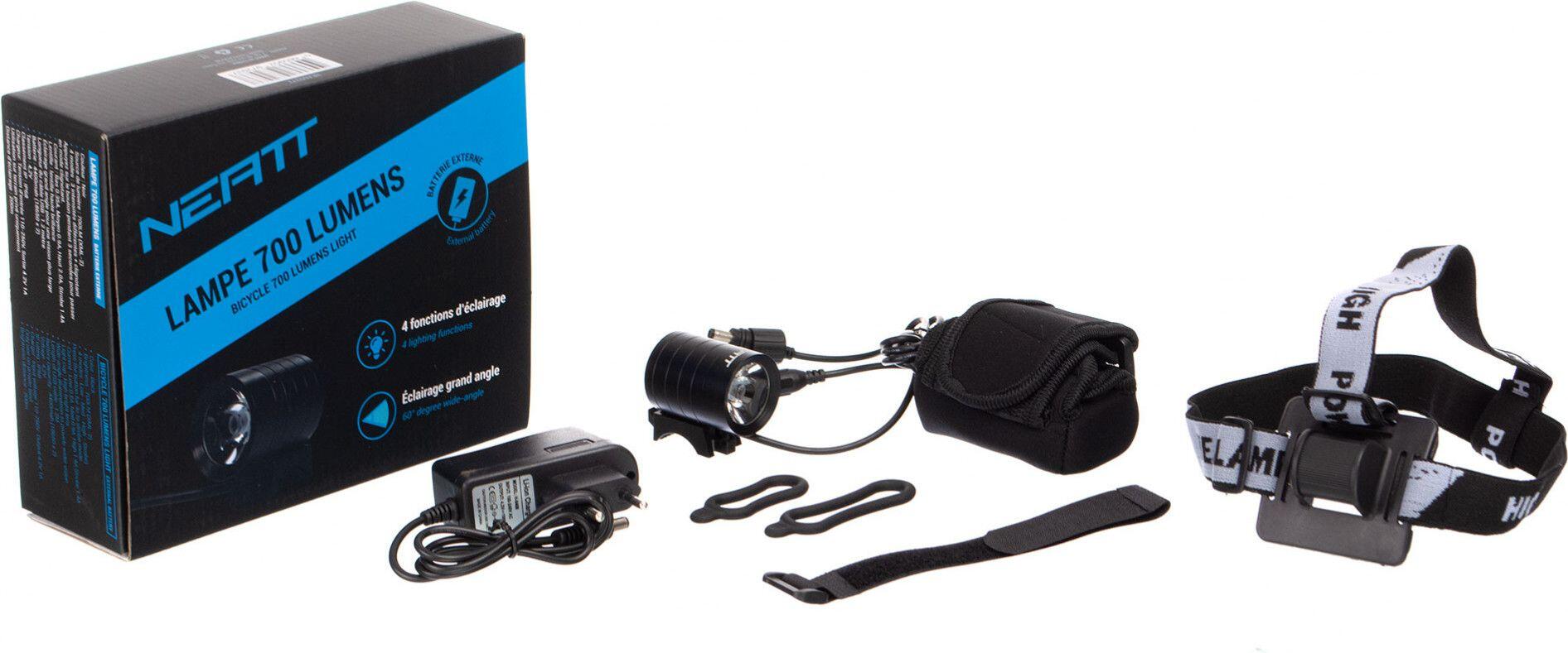 Neatt Front Light 700 Lumens With External Battery 4/4