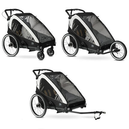 Deryan Luxe Bicycle Trailer - remorque à vélo et landau - 1 personne