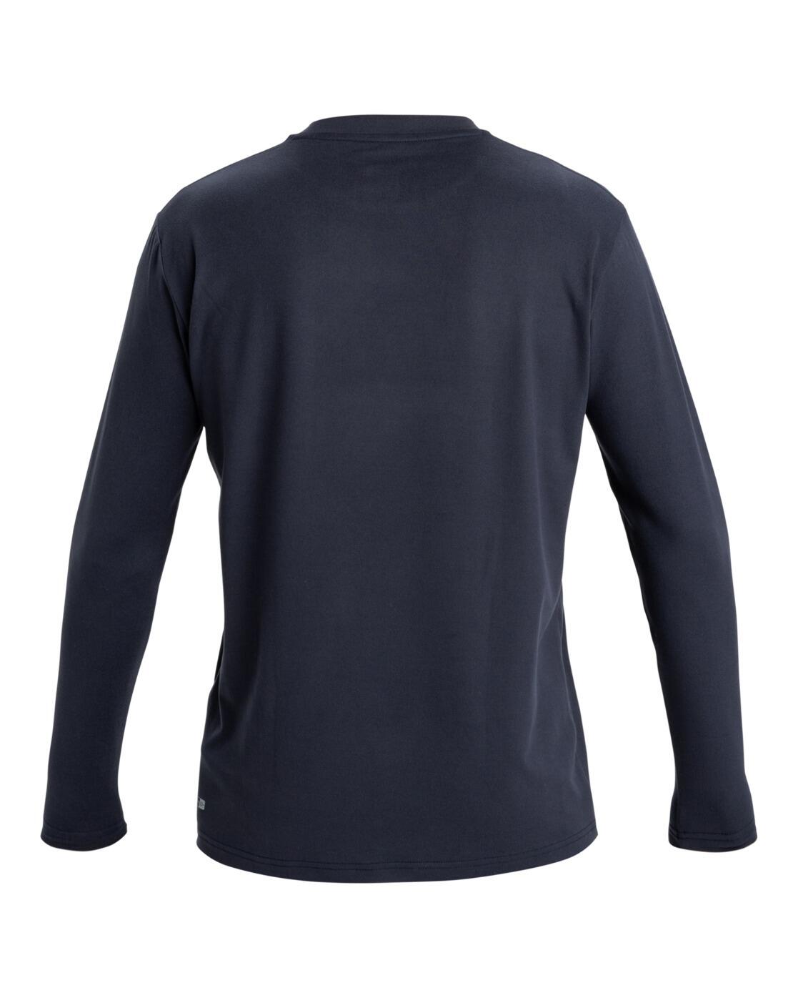 Koszulka surfingowa z długim rękawem UPF 50 dla Mężczyzn EVERYDAY SURF Czarny