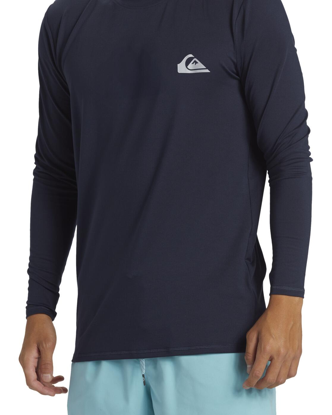 Camiseta de Surf de Manga Larga con UPF 50 EVERYDAY SURF Azul Hombre 4/4