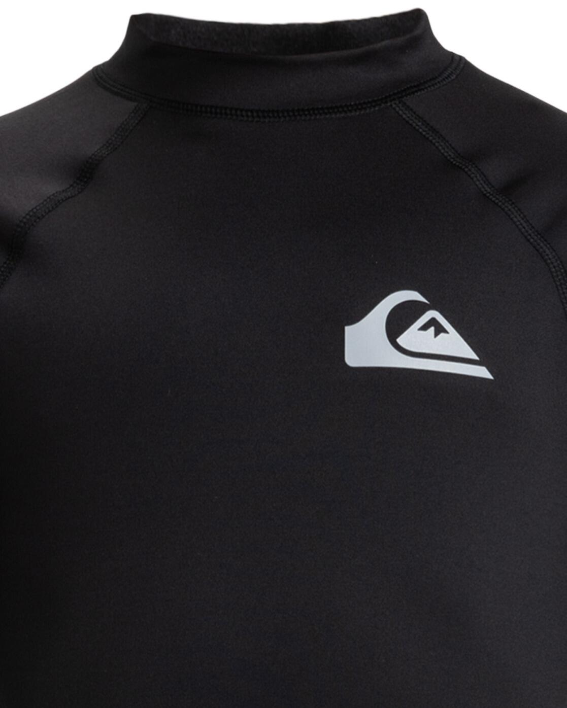 Camiseta de Surf de Manga Larga con UPF 50 EVERYDAY Negro Niño 3/4