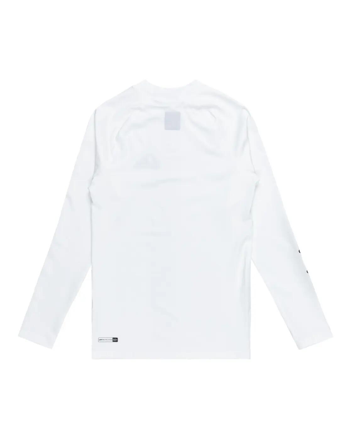 Langärmliges Surf-T-Shirt mit UPF 50 EVERYDAY Weiss Junge 4/4