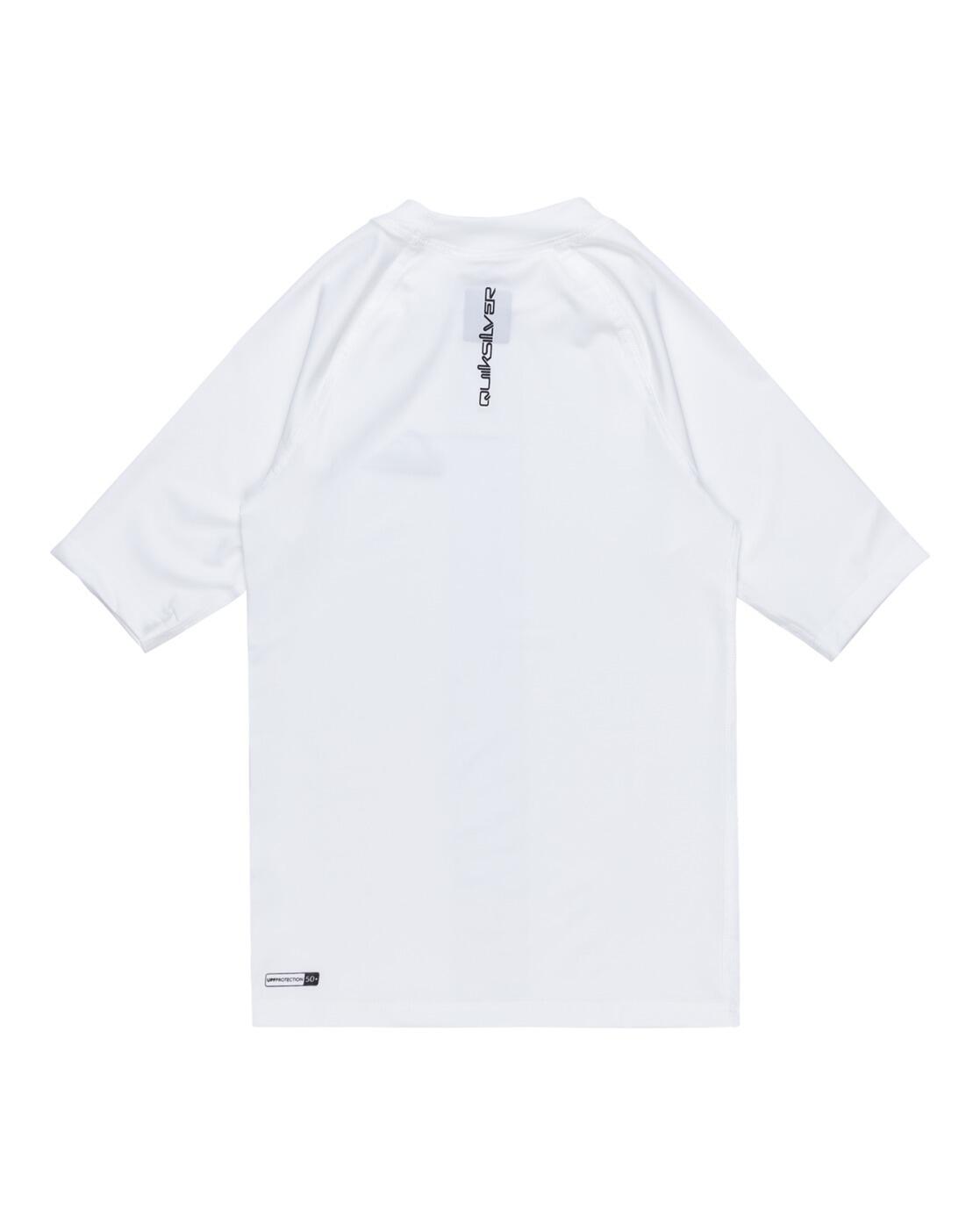 T-shirt de surf à manches courtes UPF50 EVERYDAY Blanc Garçon 4/5