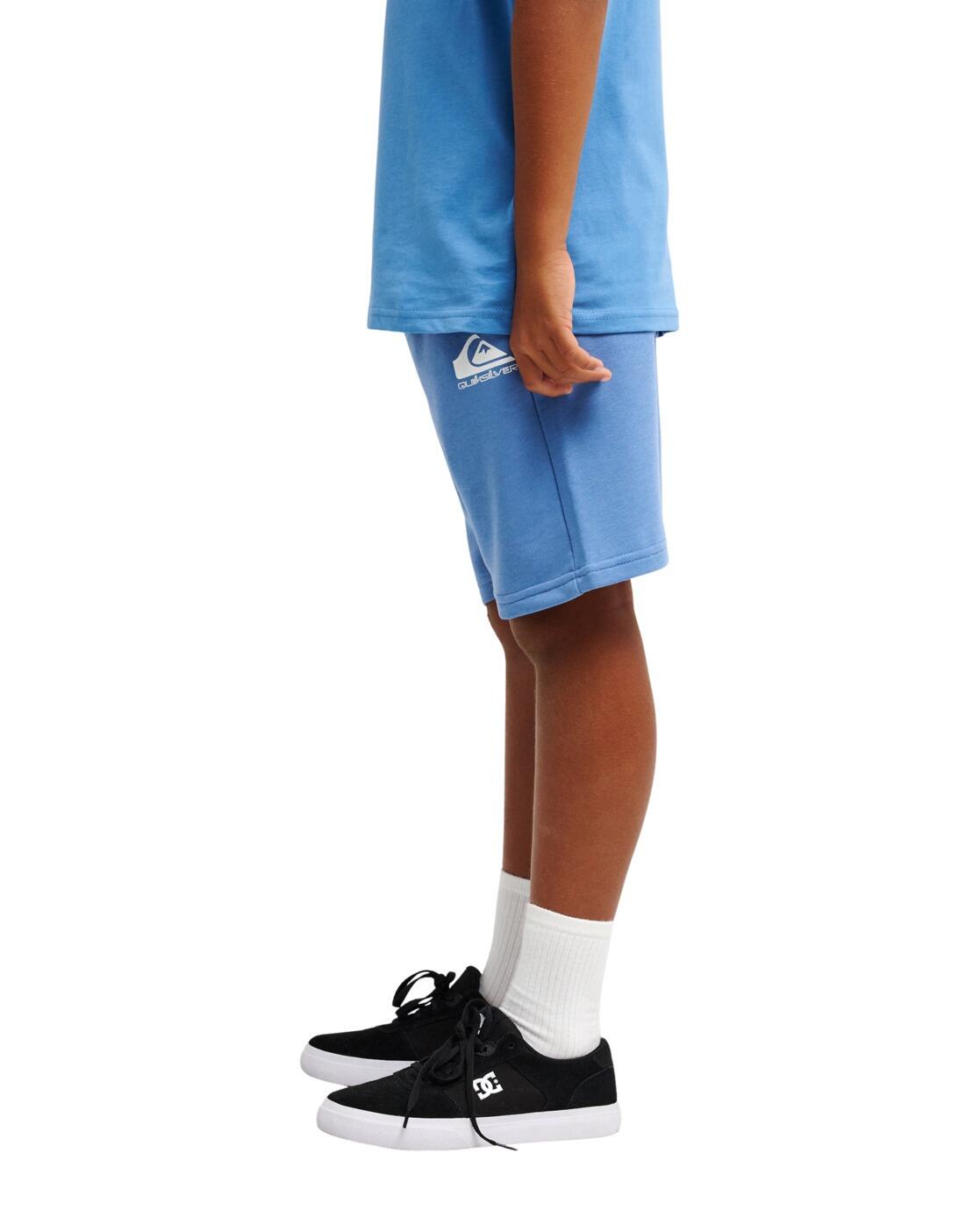 Short à taille élastique EASY DAY Bleu Garçon 3/4