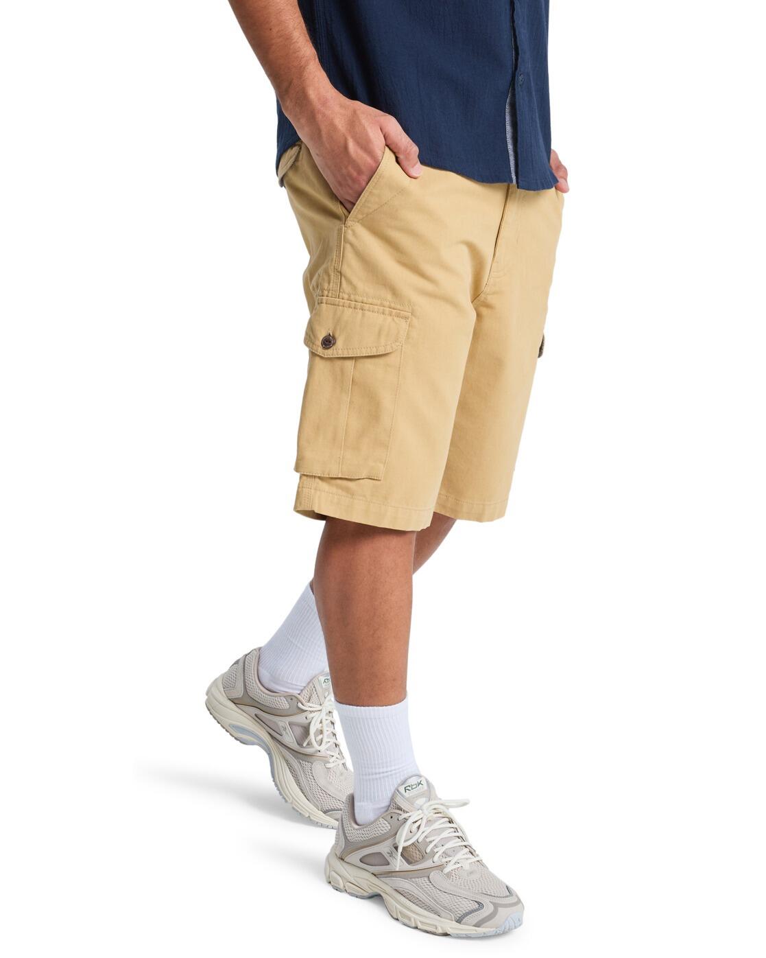 Short cargo CRUCIAL BATTLE CARGO Beige Homme 3/4