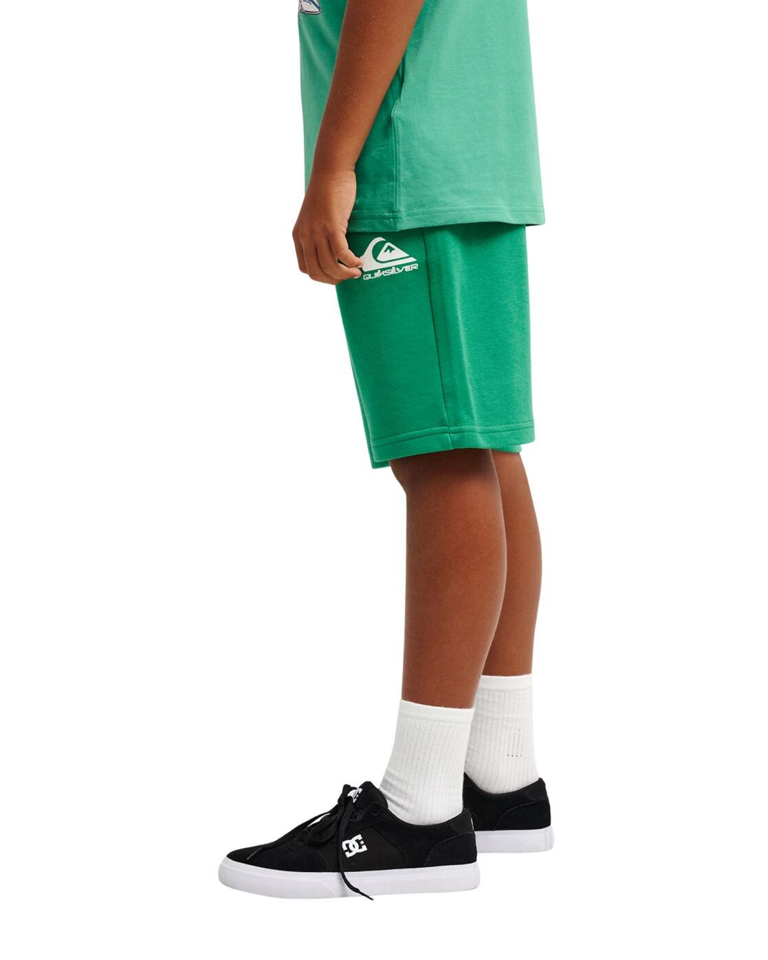Short à taille élastique EASY DAY Vert Garçon 3/4