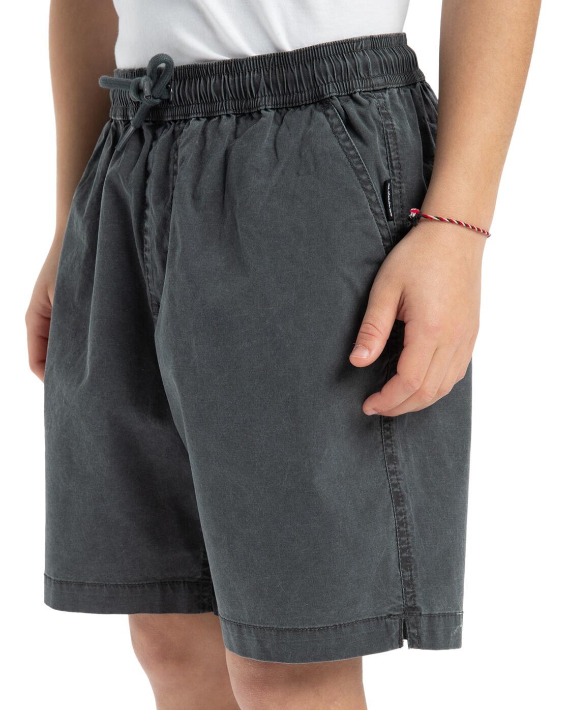 Short de marche à taille élastique TAXER YOUTH 15" Noir Garçon 4/4