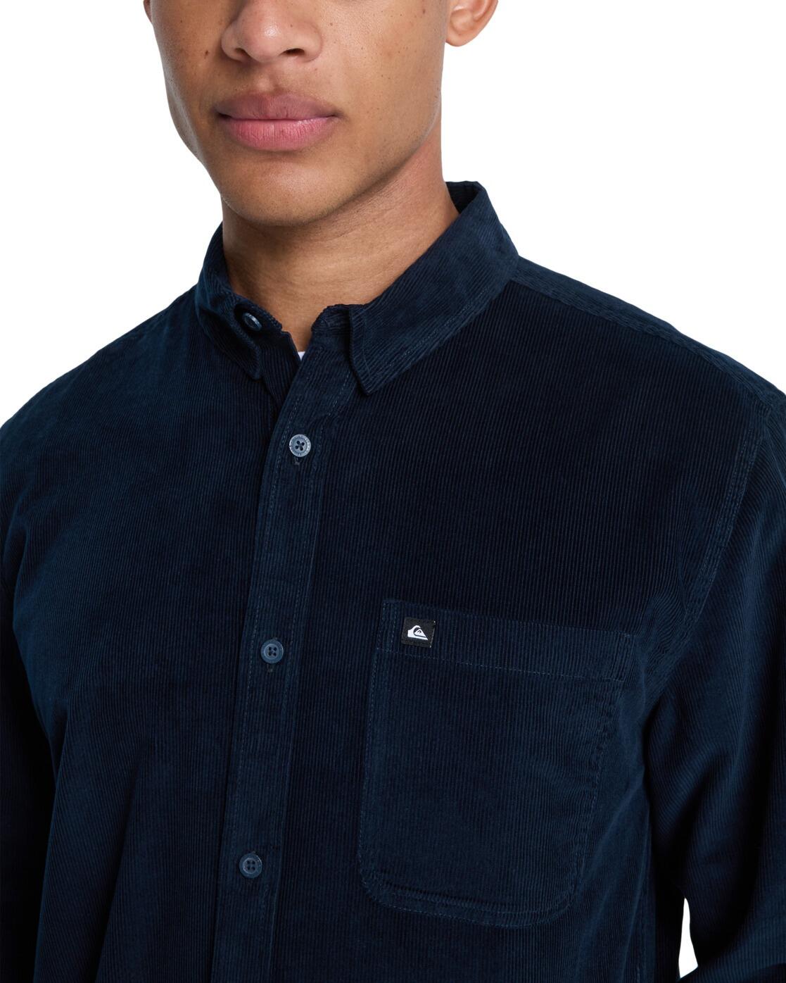 Camisa de manga larga SMOKE TRAIL CORD Azul Hombre 4/4