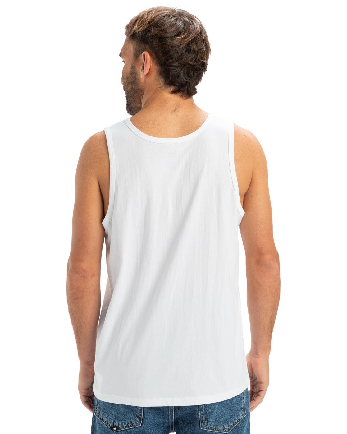 Débardeur EV COMP LOGO Blanc Homme 2/4