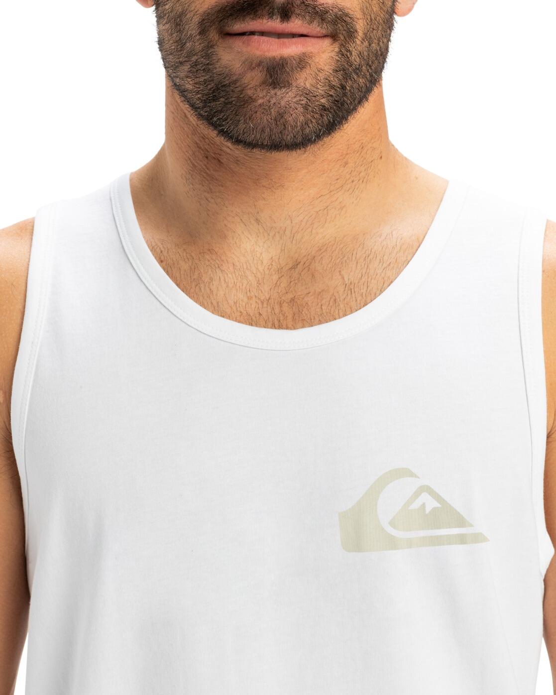 Débardeur EV COMP LOGO Blanc Homme 4/4
