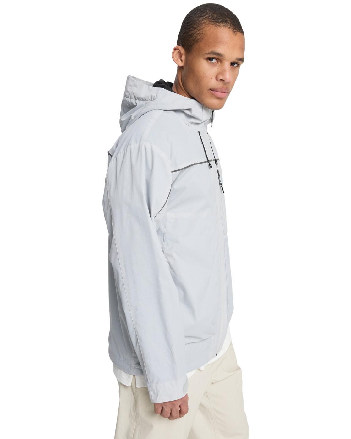 Chaqueta impermeable con capucha FULL RIG Gris Hombre 2/4