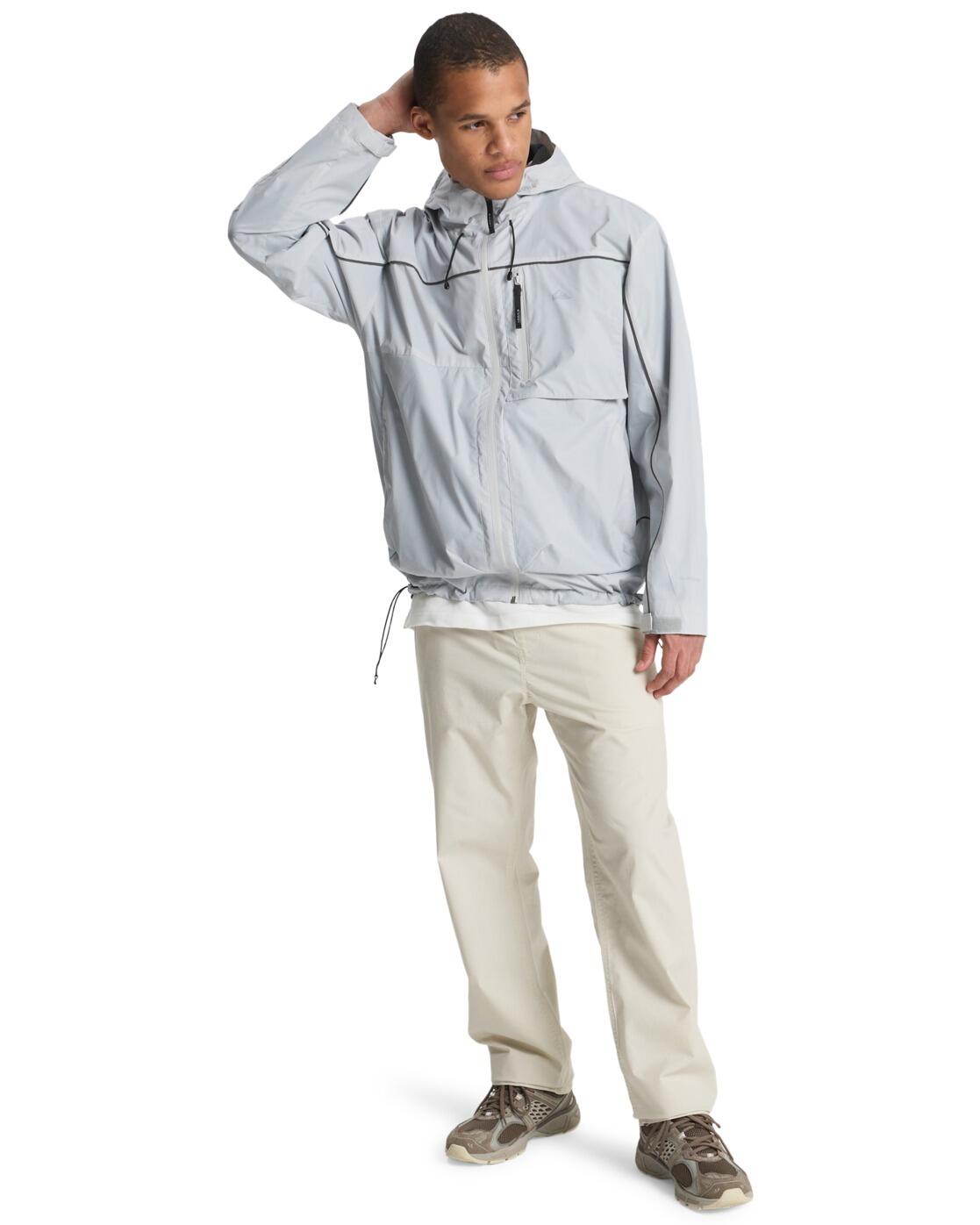Chaqueta impermeable con capucha FULL RIG Gris Hombre 4/4