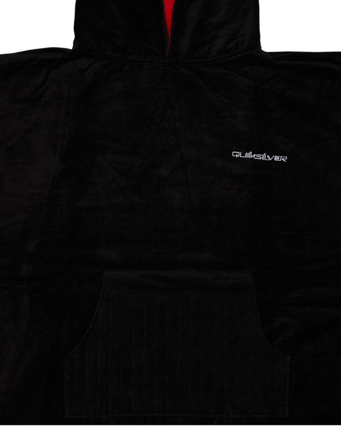 Poncho-toalla para surf HOODY TOWEL Negro Hombre 3/4