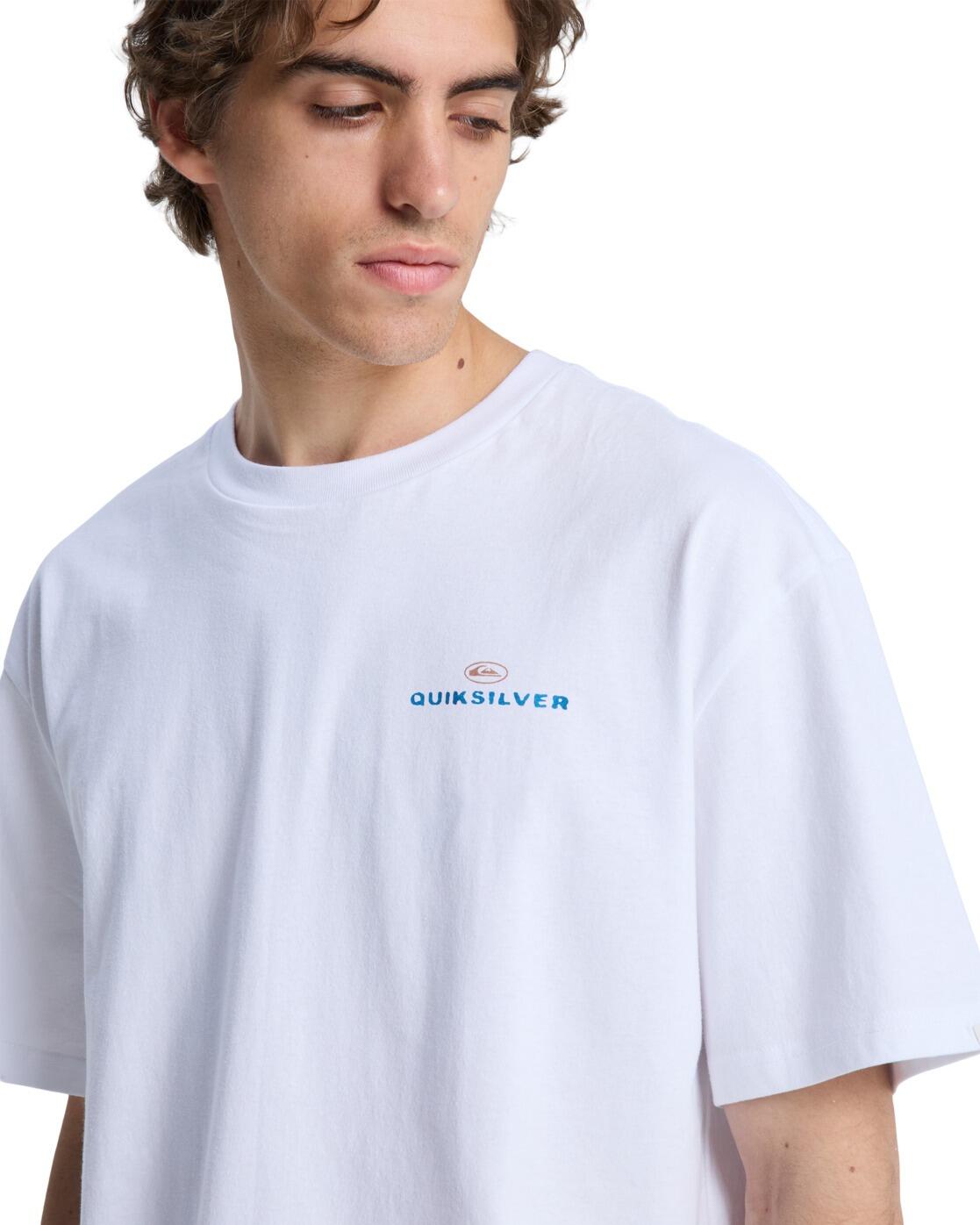 T-shirt met korte mouwen UPSIDE DOWN Weiss Heren 4/4