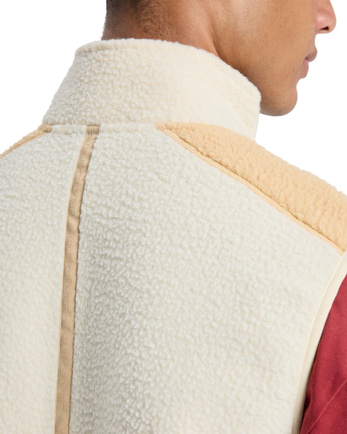 Chaleco polar con cremallera CLEAN COAST GILET Blanco Hombre 3/4