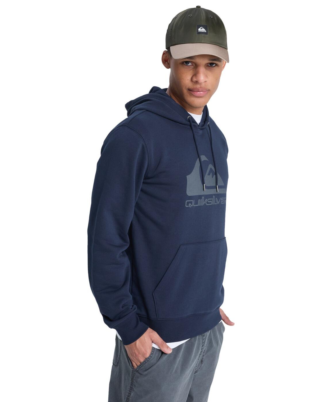Sweat à capuche COMP LOGO Bleu Homme 3/4