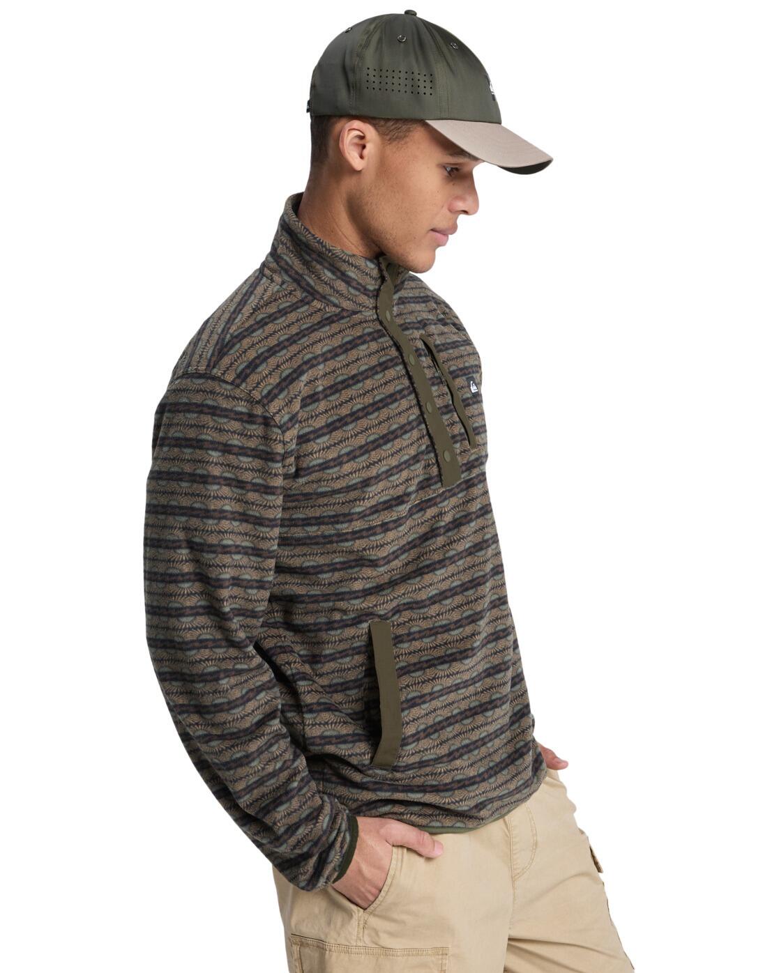 Fleece NO DESTINATION Grün Herren 3/4
