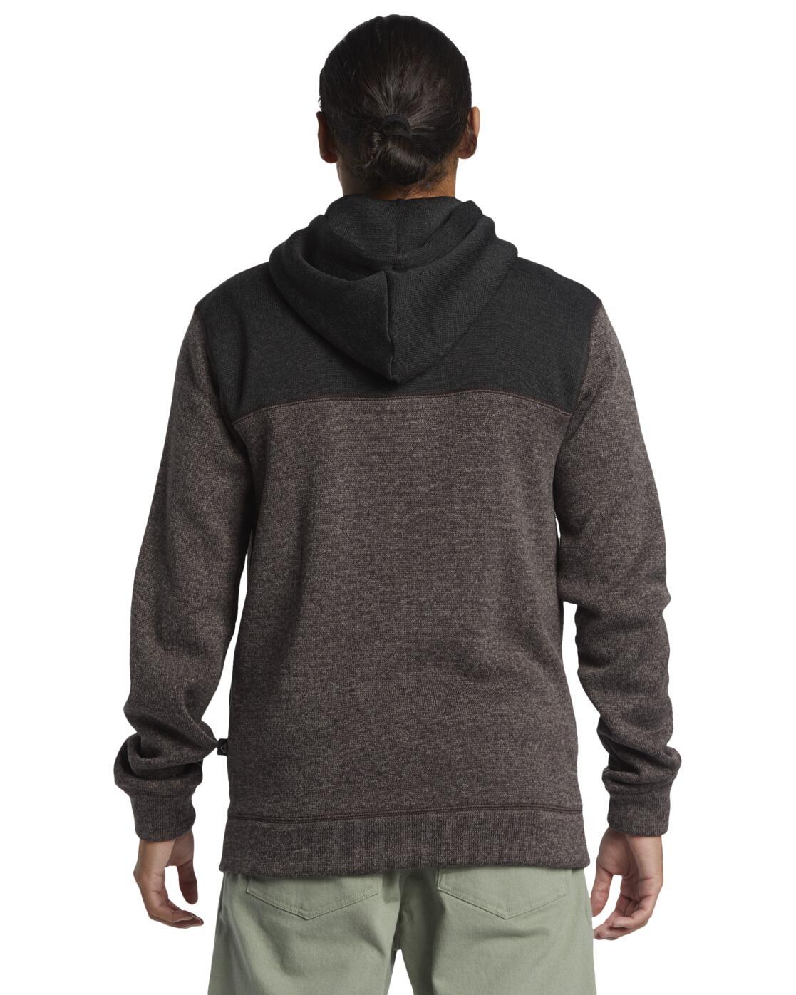 Sudadera con Capucha y Cremallera KELLER BLOCK Marrón Hombre 2/4