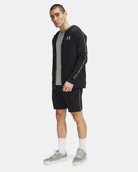 Spodenki Męskie Sportowe Under Armour Na Co Dzień Fleece Short Taping 4/4