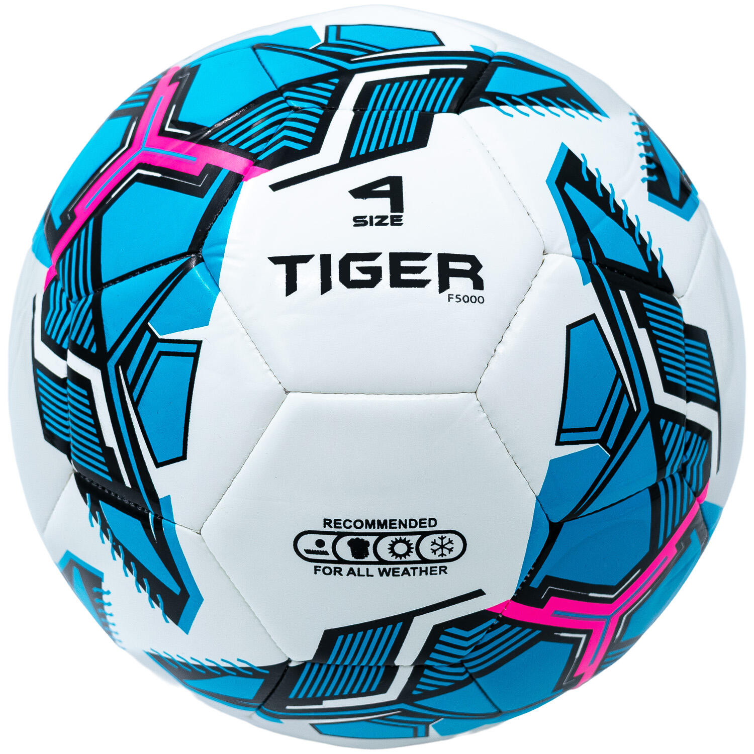 Balón Fútbol Zastor Tiger Blue T-4 3/5
