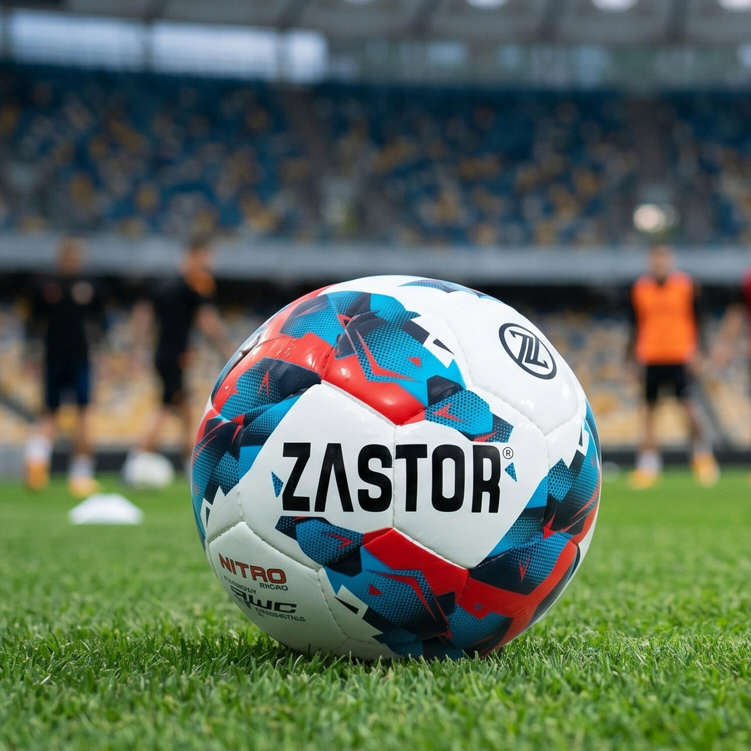 Balón Fútbol Zastor Nitro White/Blue/Red T-5 2/5
