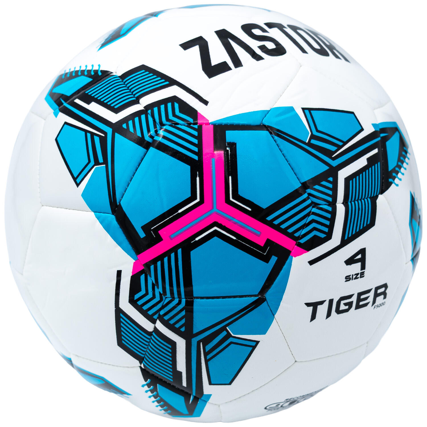 Balón Fútbol Zastor Tiger Blue T-4 5/5