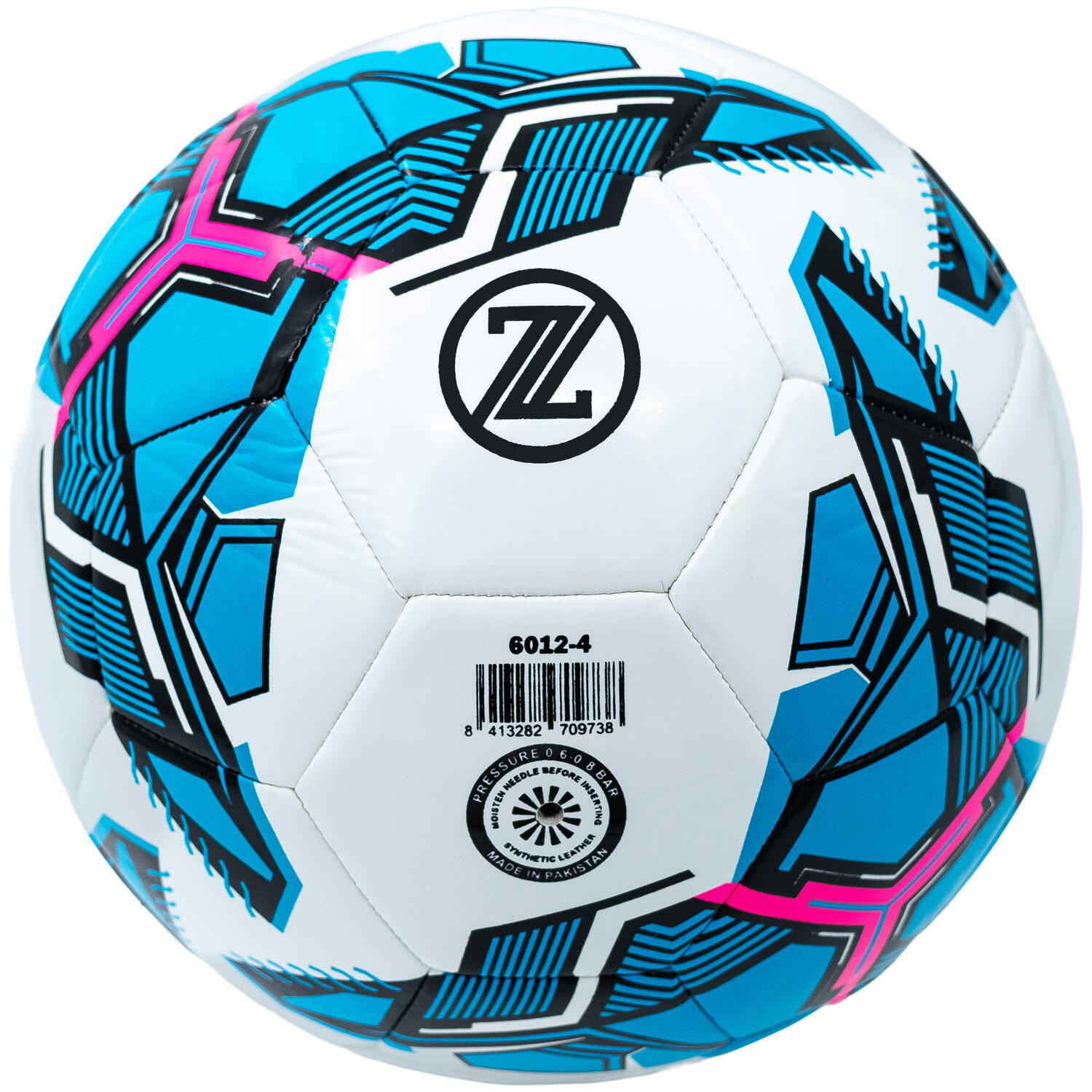 Balón Fútbol Zastor Tiger Blue T-4 4/5