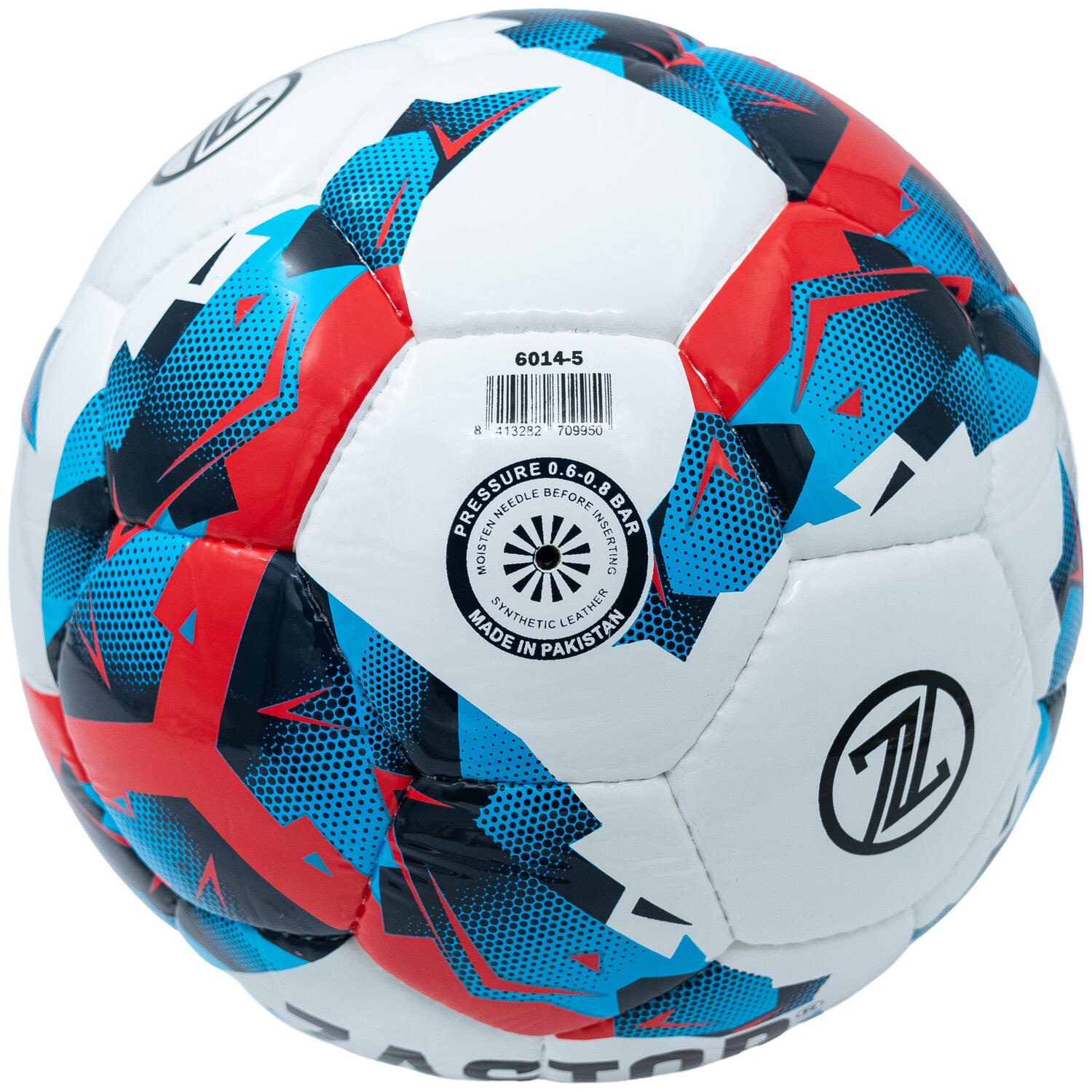Balón Fútbol Zastor Nitro White/Blue/Red T-5 4/5