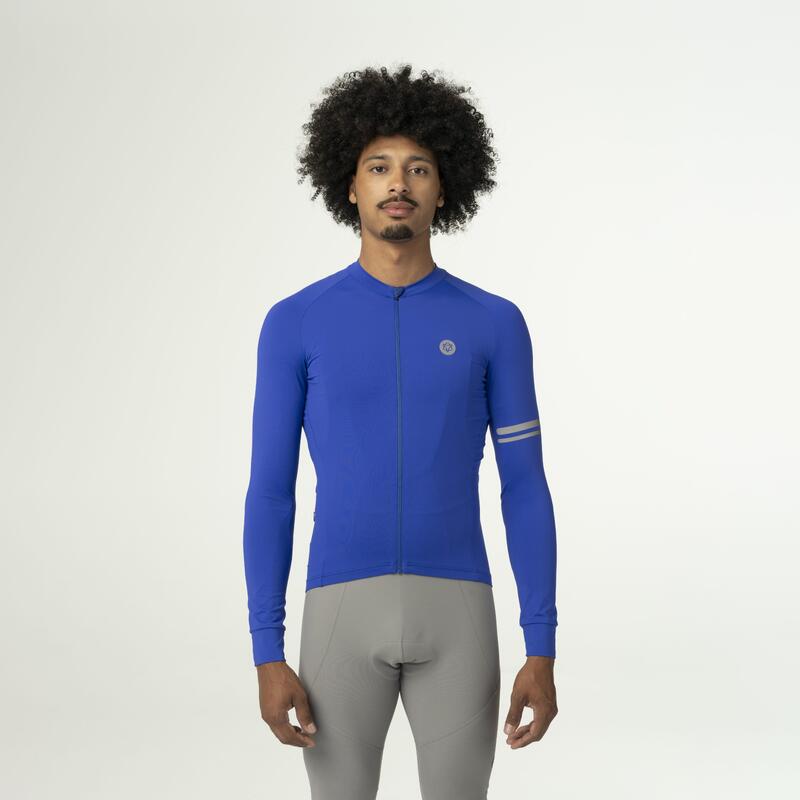 Solid Jersey LS Performance Violet Men