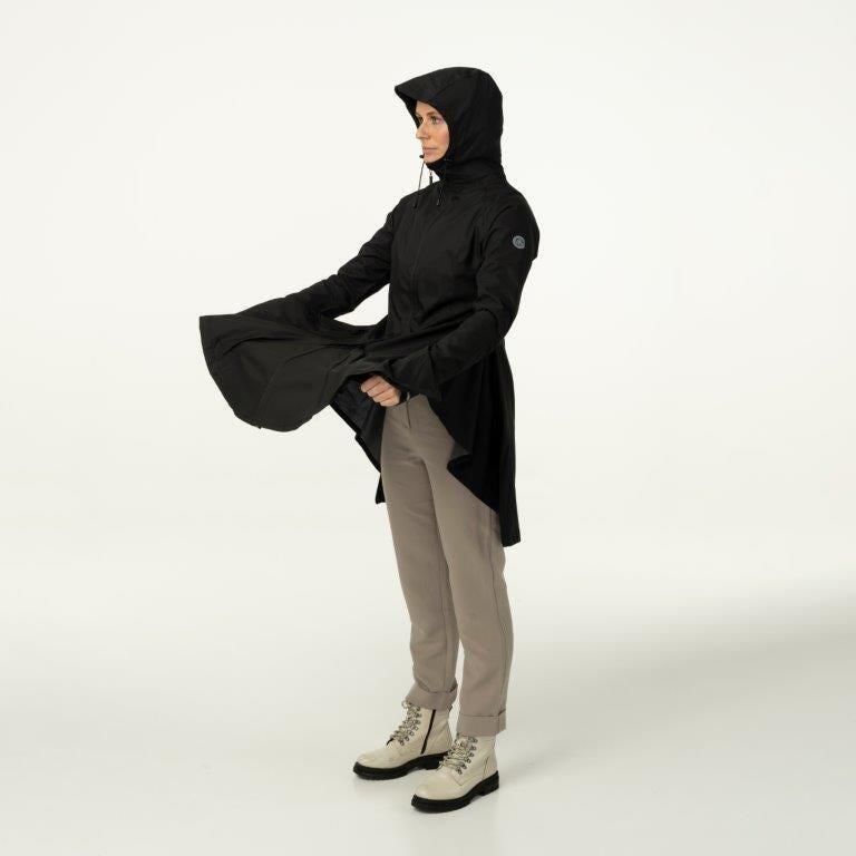 SEQ Giacca antipioggia Urban Outdoor Donne Black 3/7