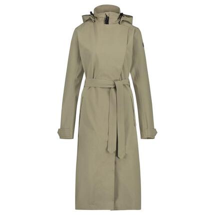 Trench Coat Long Veste imperméable Femme Green