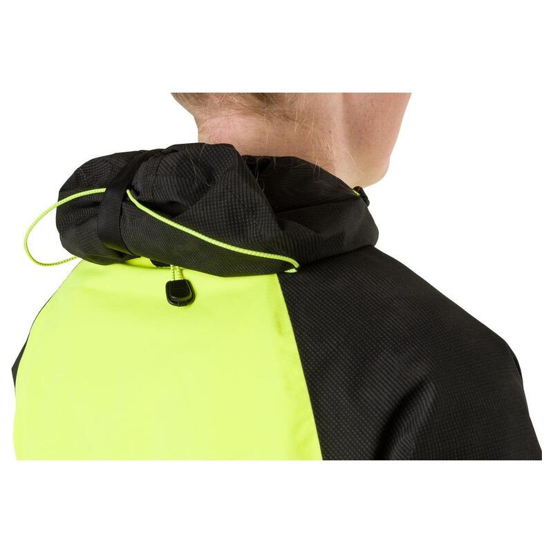 Winter Rain Jacket Commuter Women Hi-vis & Reflection