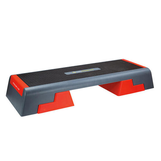 Premium Aerobic Step - Zwart/Rood