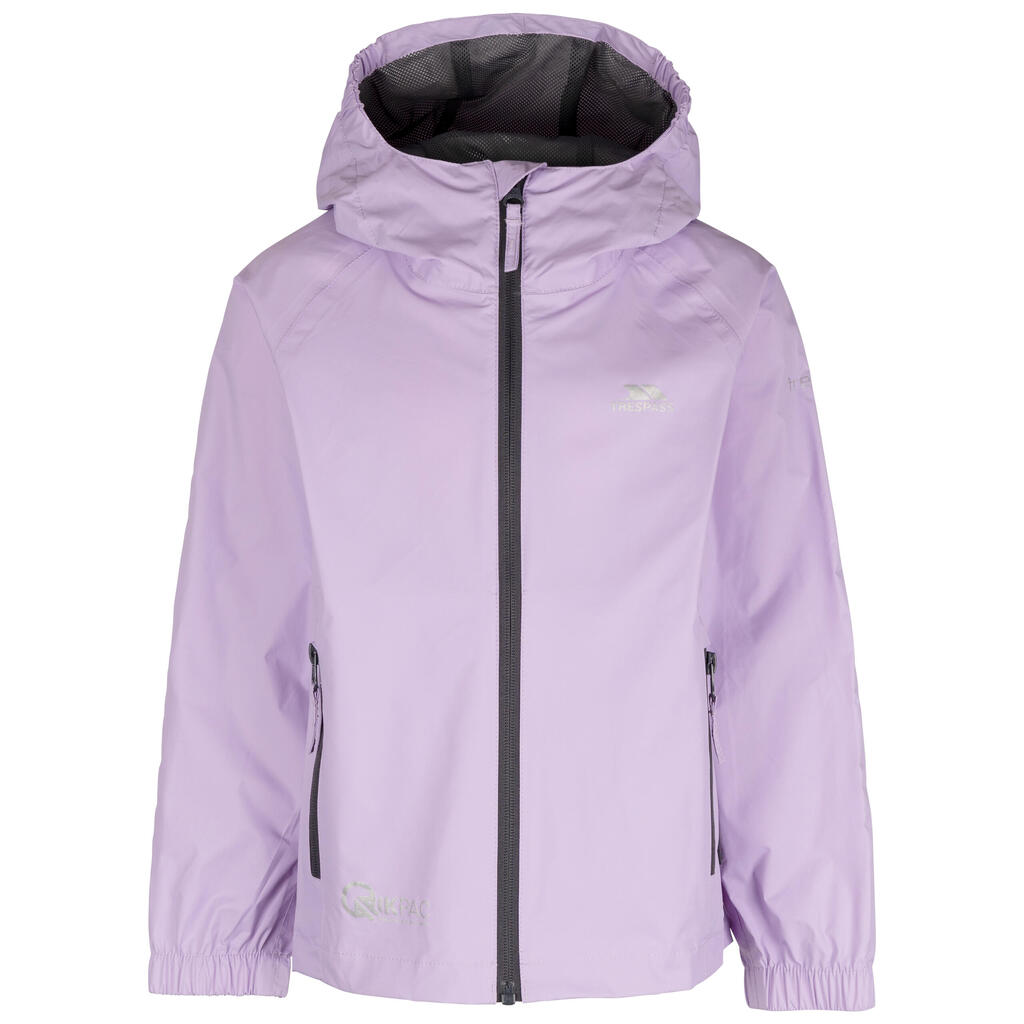Unisex Kids Full Body Length Front Zip Packaway Jacket - Qikpac