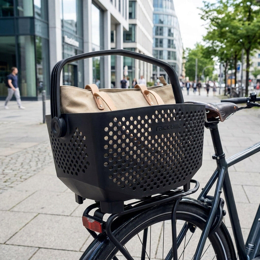 Racktime mand Bask-it EDGE 20l zwart kunststof recyclebaar Zonder adapter 2/2