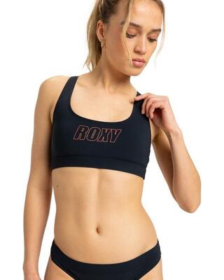Bralette-bikinioberteil roxy active schwarz dames