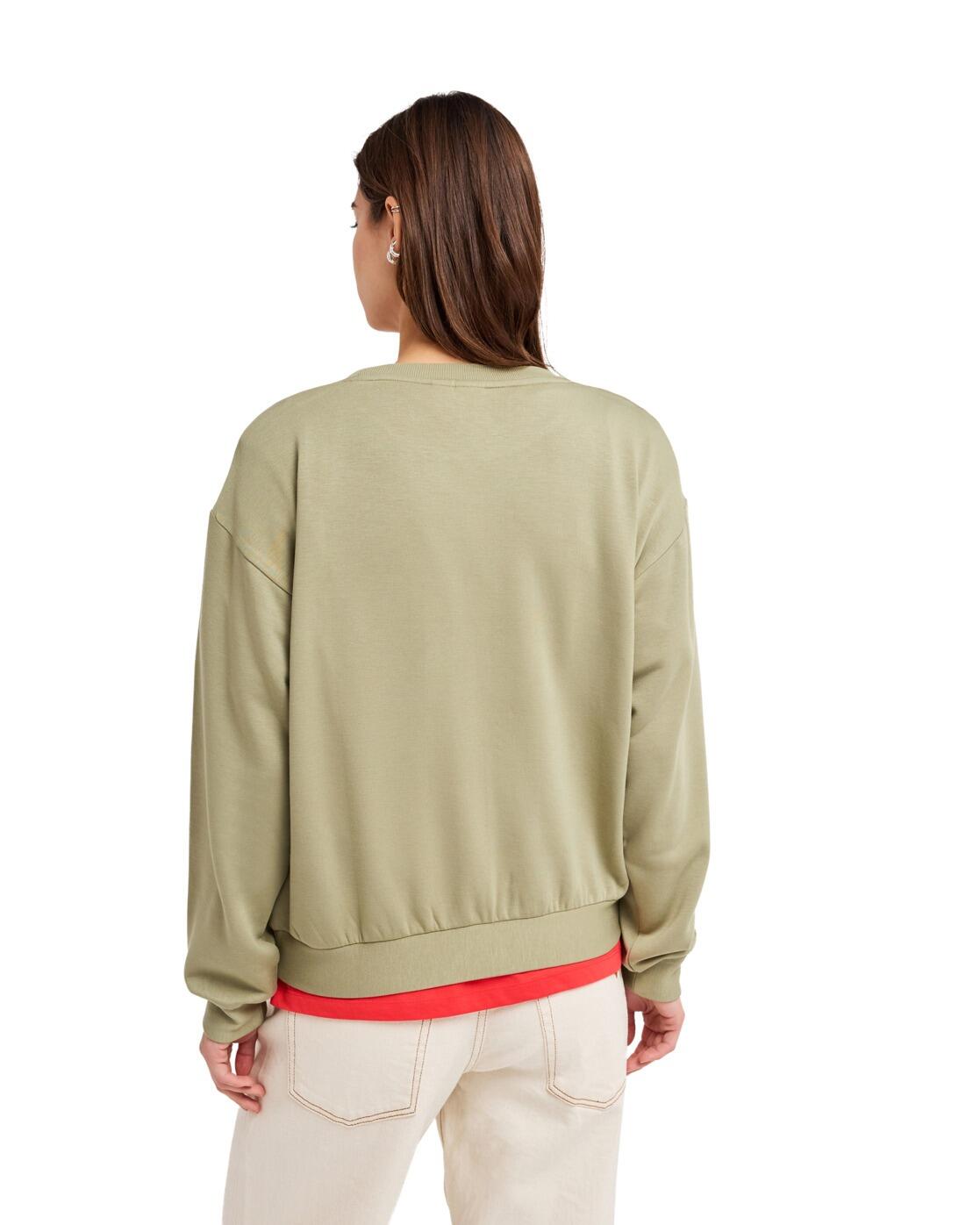 Sweat doux et confortable SURFING BY MOONLIGHT Vert Femme 2/4