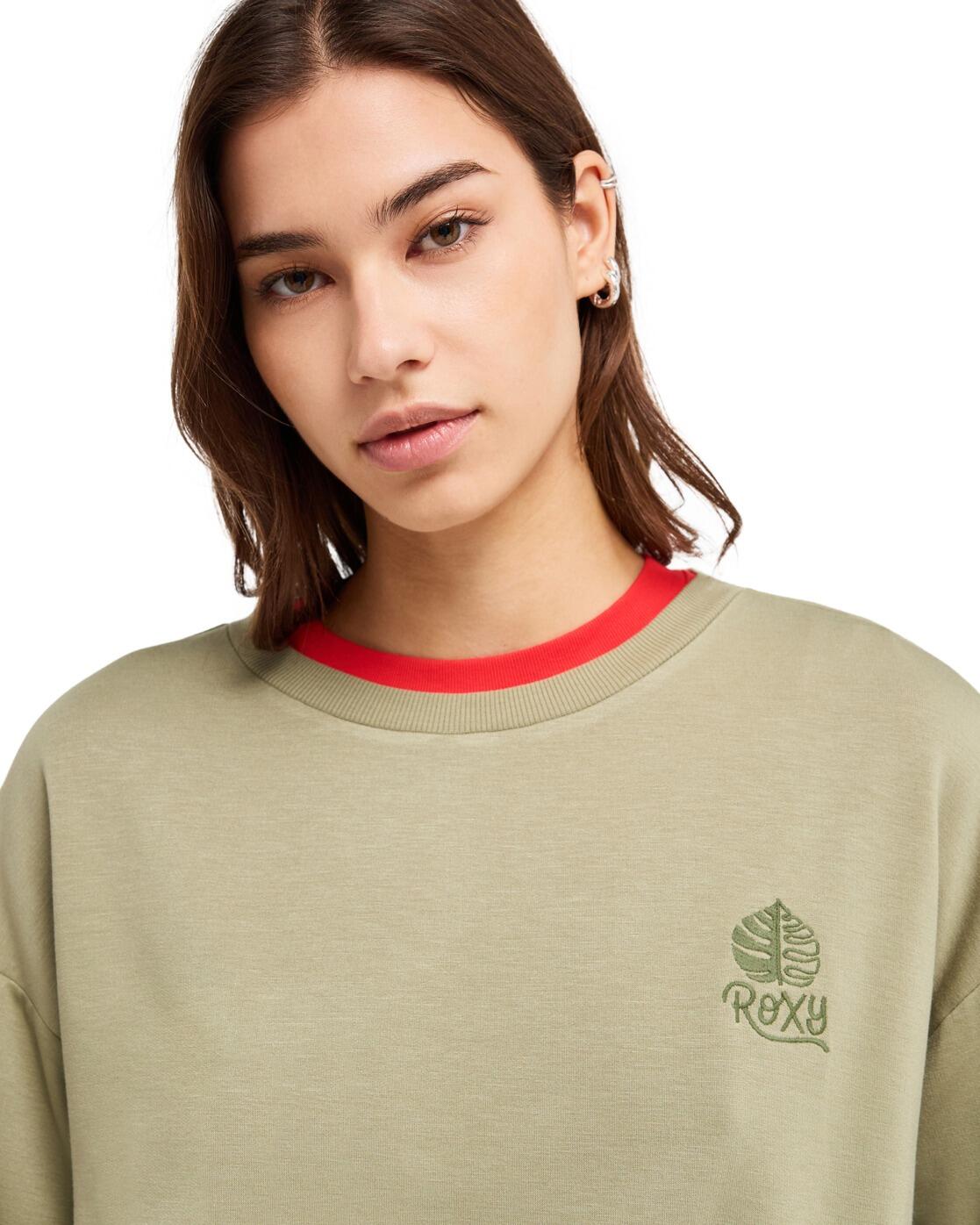 Sweat doux et confortable SURFING BY MOONLIGHT Vert Femme 4/4